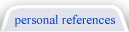 personal refernces